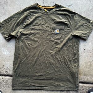 Carhartt Olive Green Short Sleeve Tee